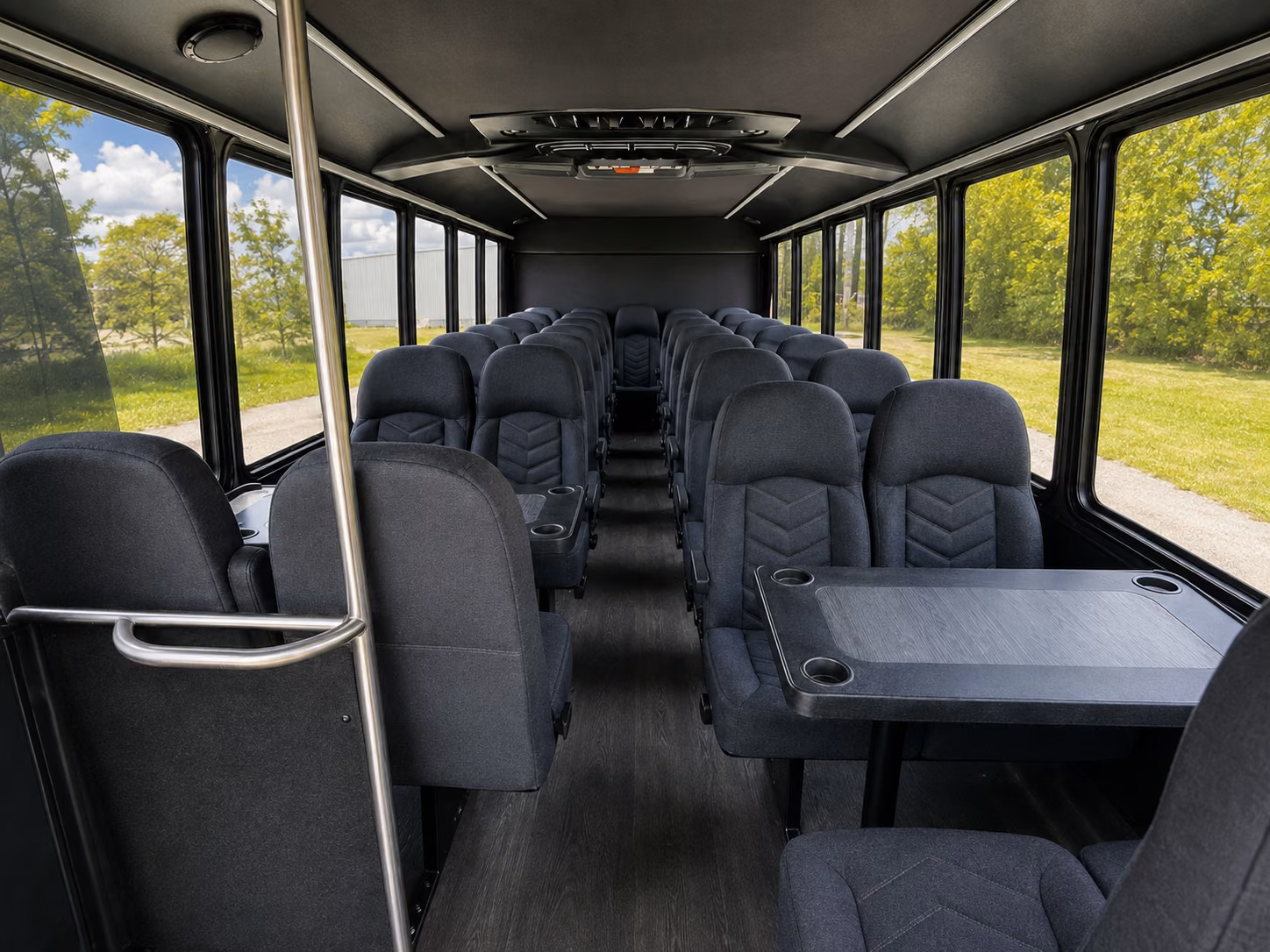 18 passenger minibus inside