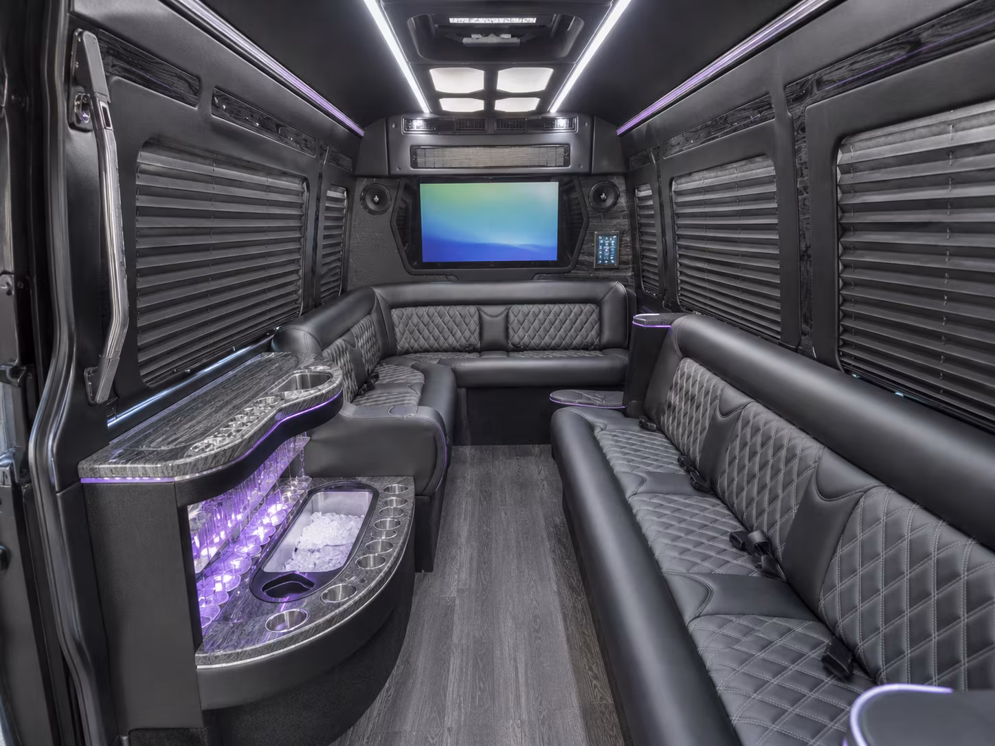 san antonio 30 passenger party bus interior